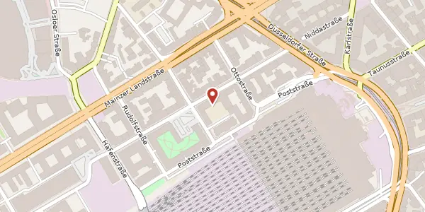 Karte der Umgebung von Niddastr. 91, 60329 Frankfurt