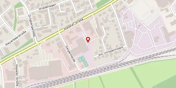 Karte der Umgebung von Weseler Str. 559, 48163 Münster
