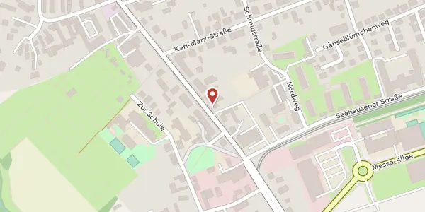 Karte der Umgebung von Delitzscher Landstraße 60, 04158 Leipzig