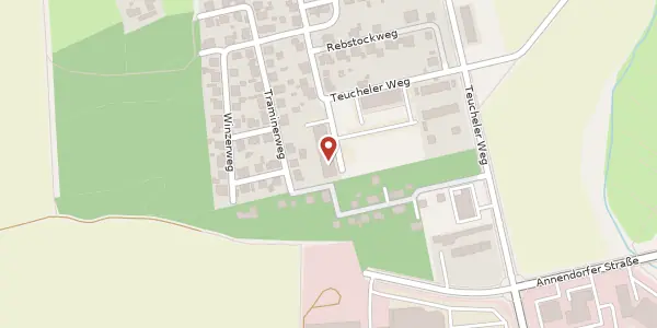 Karte der Umgebung von Teucheler Weg 14b, 06886 Lutherstadt Wittenberg