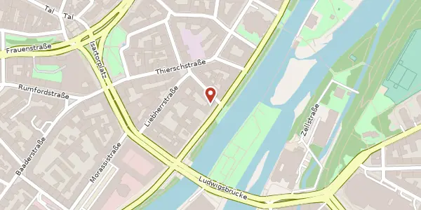 Karte der Umgebung von Steinsdorfstr. 15, 80538 München