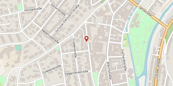 Karte der Umgebung von Lameystraße 10, 75173 Pforzheim