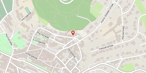 Karte der Umgebung von Bergstraße 5, 34576 Homberg