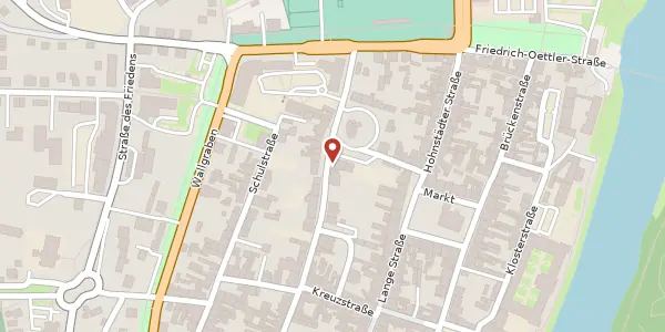 Karte der Umgebung von Nicolaistraße 9 a, 04668 Grimma