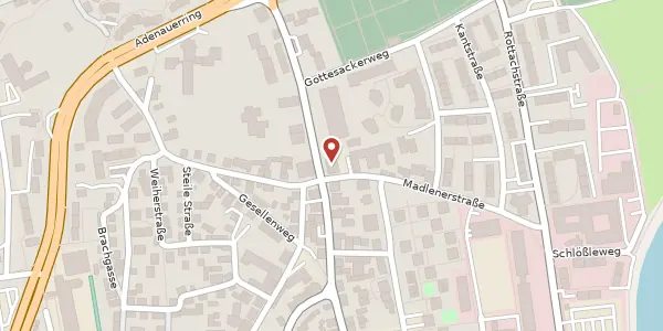 Karte der Umgebung von Memminger Str. 50, 87439 Kempten