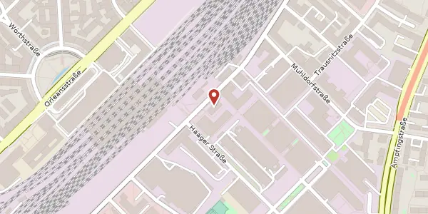 Karte der Umgebung von Friedenstr. 22, 81671 München