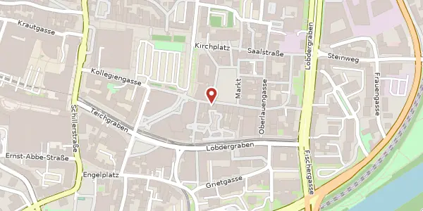 Karte der Umgebung von Markt 23, 07743 Jena