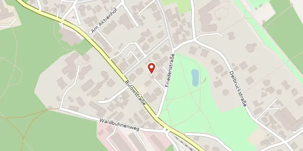 Karte der Umgebung von Friedenstraße 1, 17424 Seebad Heringsdorf