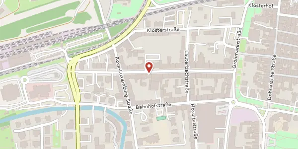 Karte der Umgebung von Gartenstraße 12, 01796 Pirna