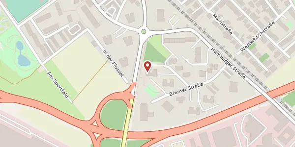 Karte der Umgebung von Lübecker Str. 7, 65760 Eschborn