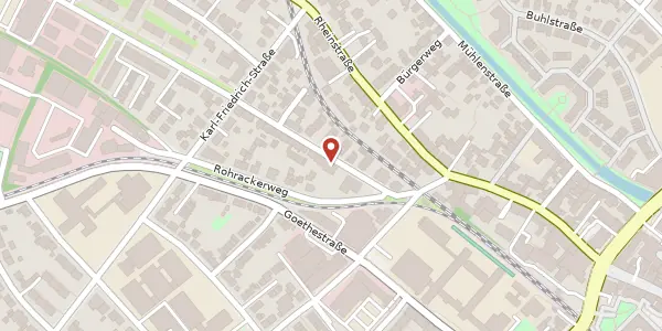 Karte der Umgebung von Zehntwiesenstr. 5, 76275 Ettlingen