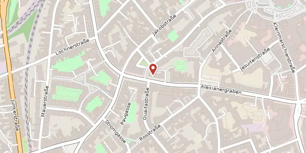Karte der Umgebung von Löhergraben 26, 52064 Aachen