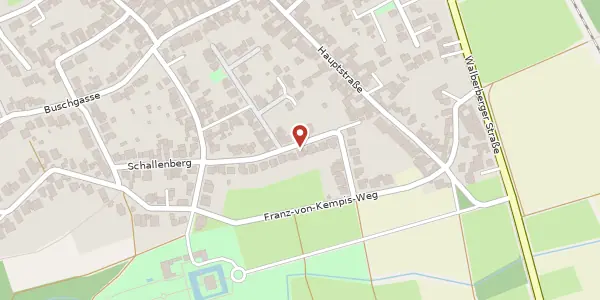 Karte der Umgebung von Klütschpfad 18, 53332 Bornheim