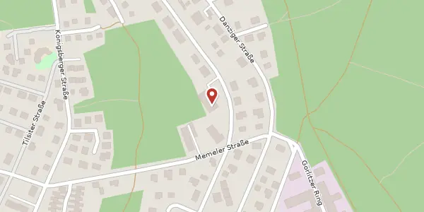 Karte der Umgebung von Posener Straße 32b, 23879 Mölln