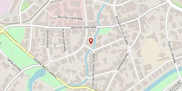 Karte der Umgebung von Thomas-Müntzer-Straße 20b, 99084 Erfurt