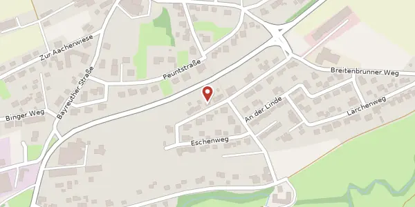 Karte der Umgebung von Eschenweg 16, 95632 Wunsiedel