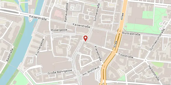 Karte der Umgebung von Kilianstraße 4, 74072 Heilbronn