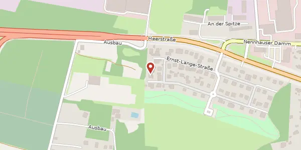 Karte der Umgebung von Ernst-Lange-Straße 36, 13591 Berlin