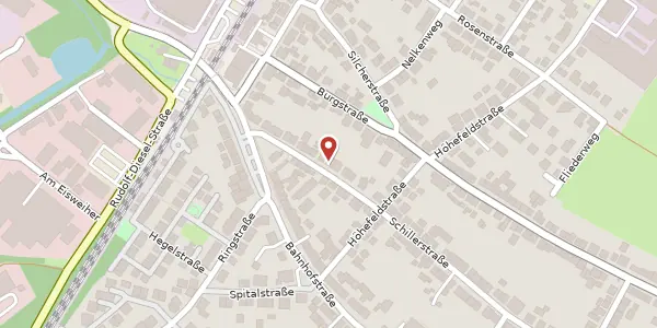 Karte der Umgebung von Schillerstraße 84, 76356 Weingarten (Baden)