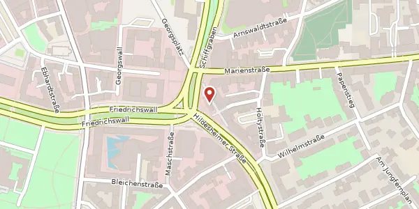 Karte der Umgebung von Aegidientorplatz 2 a, 30159 Hannover