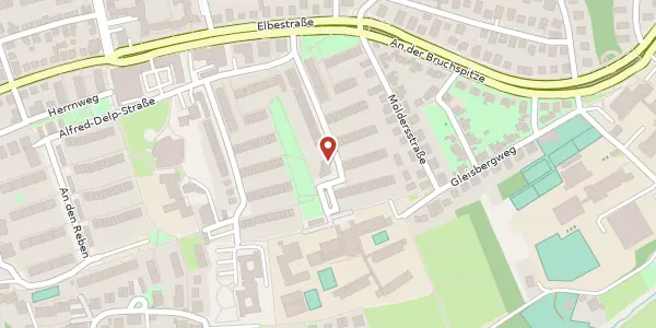 Karte der Umgebung von Hugo-Eckener-Straße 17, 55122 Mainz