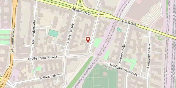 Karte der Umgebung von Mansteinstraße 8, 10783 Berlin