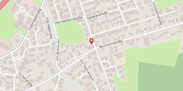 Karte der Umgebung von Baumannstr. 33 a, 83233 Bernau