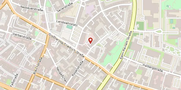 Karte der Umgebung von Kleine Rosenstraße 3, 66111 Saarbrücken