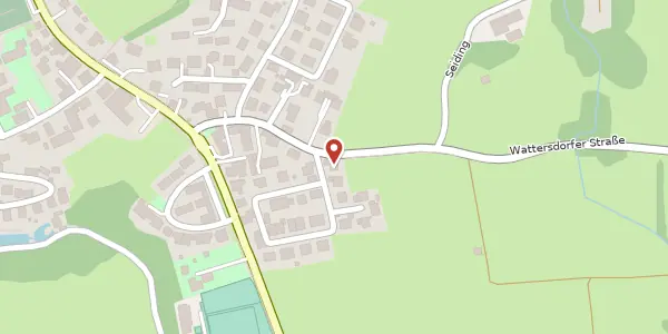 Karte der Umgebung von Am Hirschberg 28, 83629 Weyarn