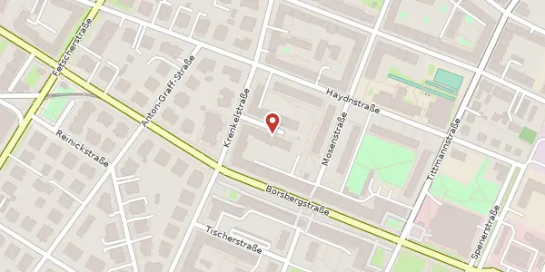 Karte der Umgebung von Hans-Böheim-Straße 4, 01309 Dresden