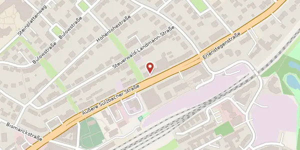 Karte der Umgebung von Äußere Sulzbacher Straße 155a, 90491 Nürnberg
