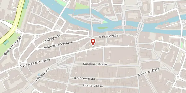 Karte der Umgebung von Adlerstr. 38, 90403 Nürnberg