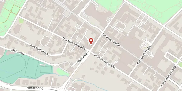Karte der Umgebung von Thomasstr. 10-12, 61348 Bad Homburg