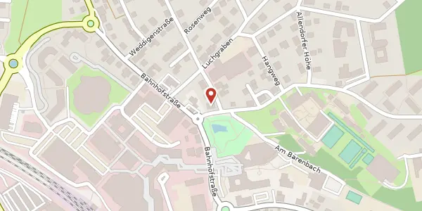 Karte der Umgebung von Bismarckstraße 16, 35260 Stadtallendorf