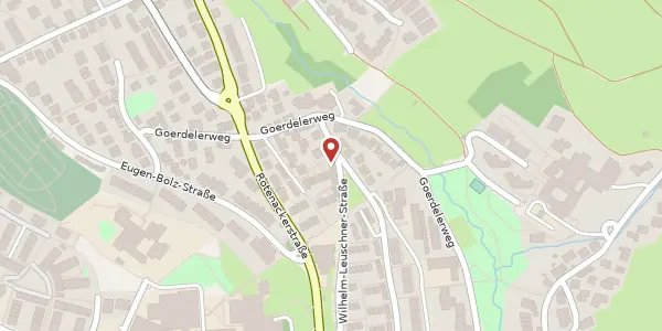 Karte der Umgebung von Wilhelm-Leuschner-Straße 2, 73732 Esslingen
