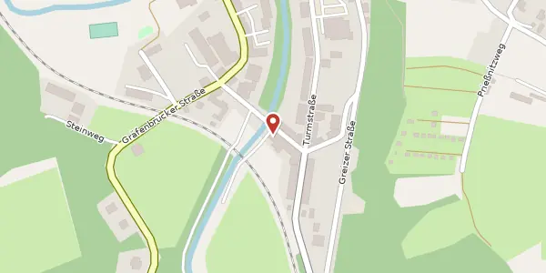 Karte der Umgebung von Gabelsbergerstraße 19, 07570 Weida
