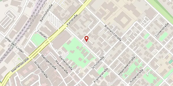 Karte der Umgebung von Kaiserstraße 27, 72764 Reutlingen