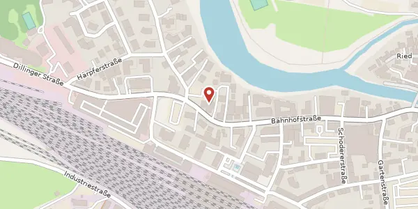Karte der Umgebung von Dillinger Str. 23, 86609 Donauwörth