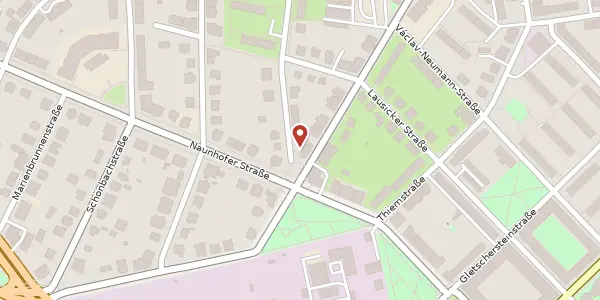 Karte der Umgebung von Obere Eichstädtstraße 2a, 04299 Leipzig