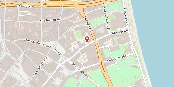 Karte der Umgebung von Rathausgasse 11a, 53111 Bonn