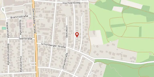 Karte der Umgebung von Im Pflänzer 22, 64625 Bensheim