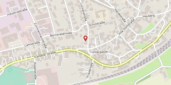 Karte der Umgebung von Lückenstraße 3, 35091 Cölbe