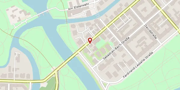 Karte der Umgebung von Käthe-Kollwitz-Straße 113, 04109 Leipzig
