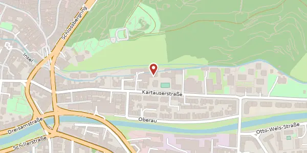 Karte der Umgebung von Kartäuserstraße 39 a, 79102 Freiburg im Breisgau