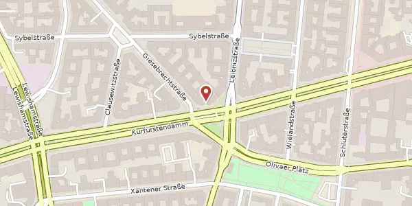 Karte der Umgebung von Kurfürstendamm 62, 10707 Berlin