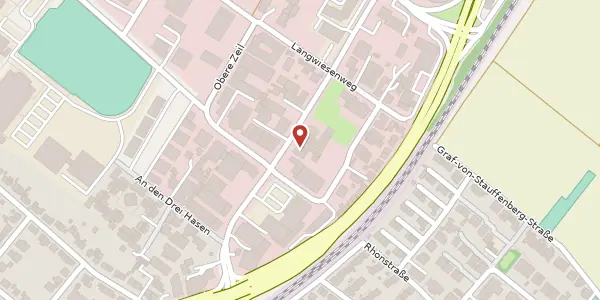 Karte der Umgebung von An den Drei Hasen 19, 61440 Oberursel