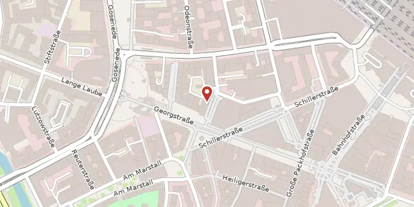 Karte der Umgebung von Kanalstraße 12, 30159 Hannover