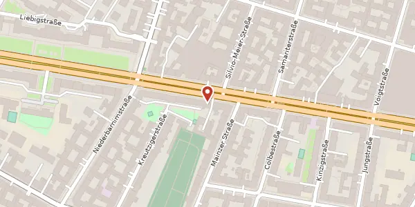 Karte der Umgebung von Frankfurter Allee 40, 10247 Berlin