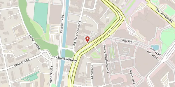 Karte der Umgebung von Theaterstraße 50 / 52, 09111 Chemnitz
