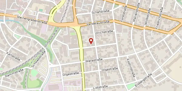 Karte der Umgebung von Eugenstraße 21, 72622 Nürtingen